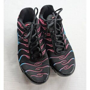 Nike Air Max Plus Miami Vice Size 8.5 READ Black Pink Blue CI2368-001 Sneakers